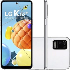 Smartphone LG K62+ 128GB 4G Tela 6.6'' Dual Chip 4GB RAM Câmera Quádrupla + Selfie 28MP