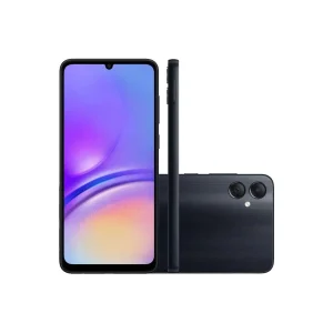 Smartphone Samsung Galaxy A05 128GB 4GB RAM Tela 6.7" Preto Câmera Dupla