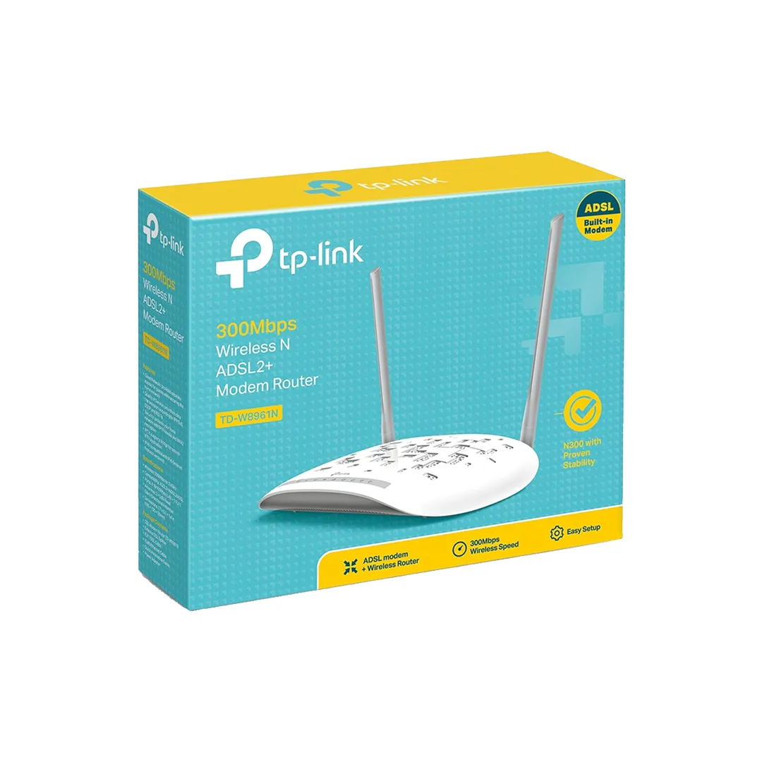 Modem Roteador Wireless N ADSL2+ 300 MBPS WI-FI TP-Link - Imagem 2