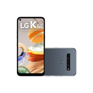 Smartphone LG K61 128GB 4G Tela 6.5'' Dual Chip 4GB RAM Câmera Quádrupla + Selfie 16MP
